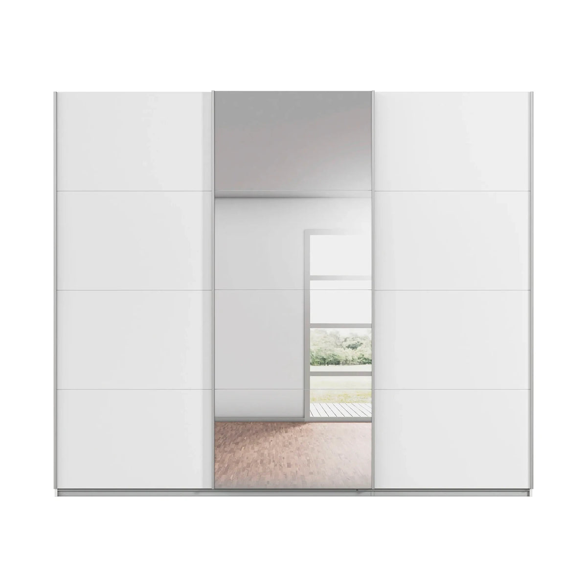 Rauch Impulse 3 Door 1 Mirror Door Sliding Wardrobe