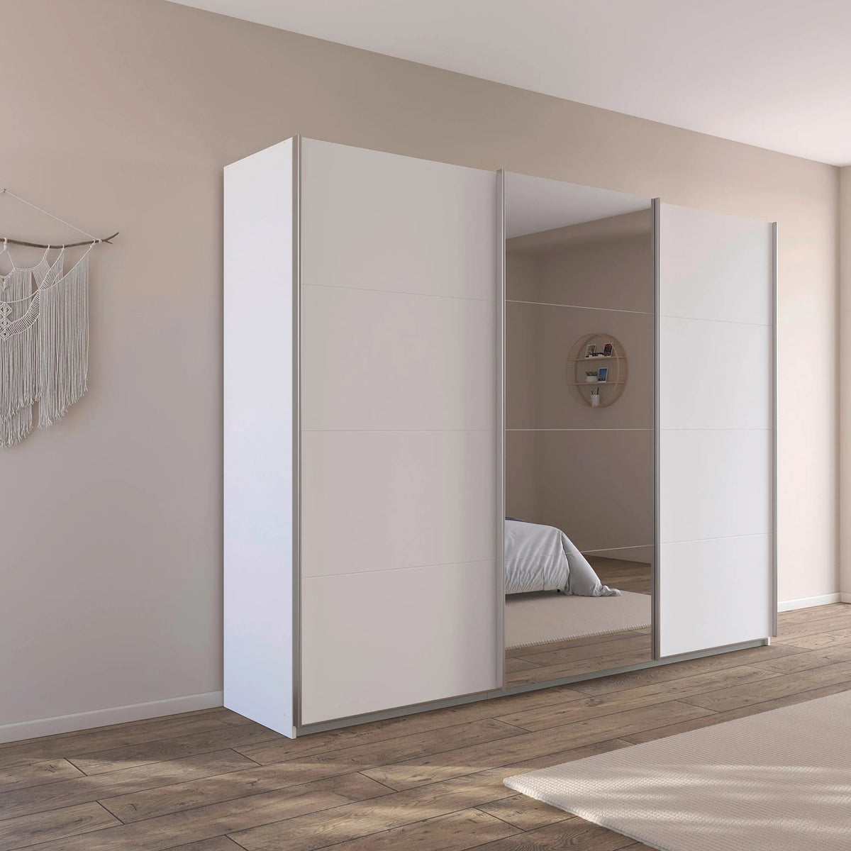 Rauch Impulse 3 Door 1 Mirror Door Sliding Wardrobe