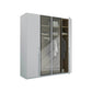 Rauch Kacey 201cm 4 Door Wardrobe 2 Transparent Glass Doors 