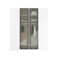 Rauch Kacey 201cm 4 Door Wardrobe 2 Transparent Glass Doors 
