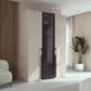 Shop the Rauch Kacey Champagne 3 Door Wardrobe with dark glass centre door, black handles, free assembly and 10-year warranty.