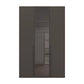 Contemporary German wardrobe with tinted glass door and soft close hinges