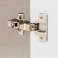 Close-up of a metallic door hinge on a Rauch Kacey wardrobe 