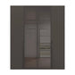 Rauch Kacey 201cm 4 Door Wardrobe 2 Transparent Glass Doors