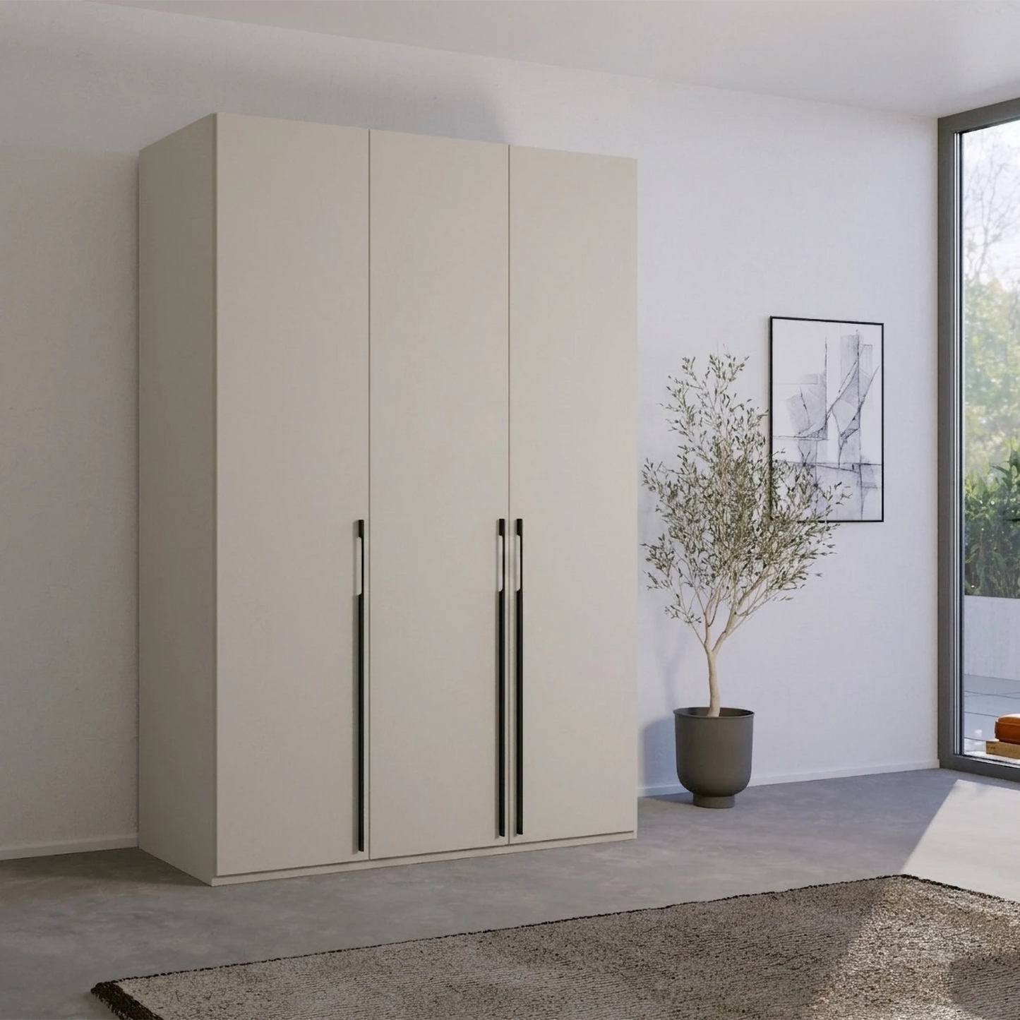 Rauch Kacey Pure 3 Door Wardrobe – 151cm
