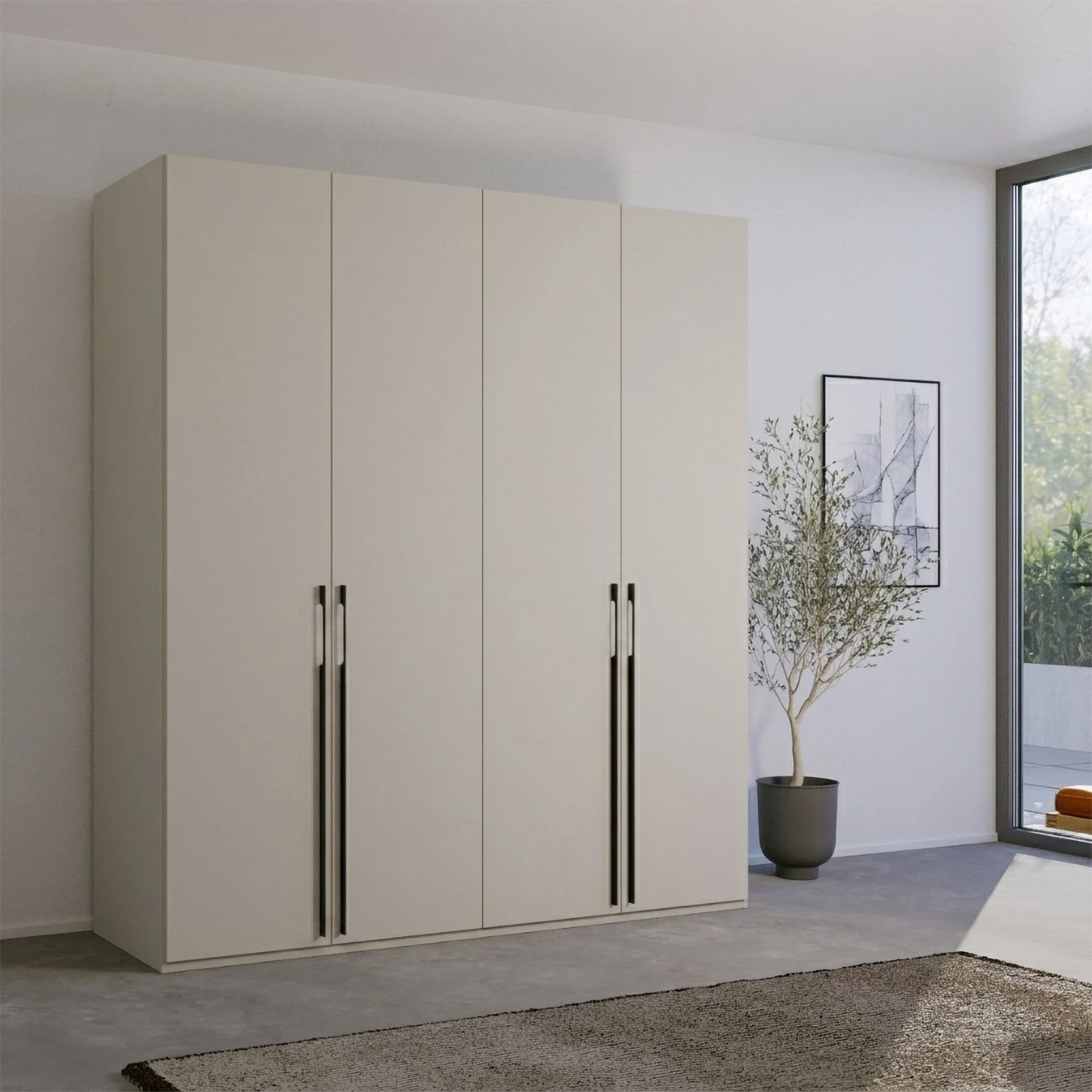 Rauch Kacey Pure 4 Door Wardrobe – 201cm