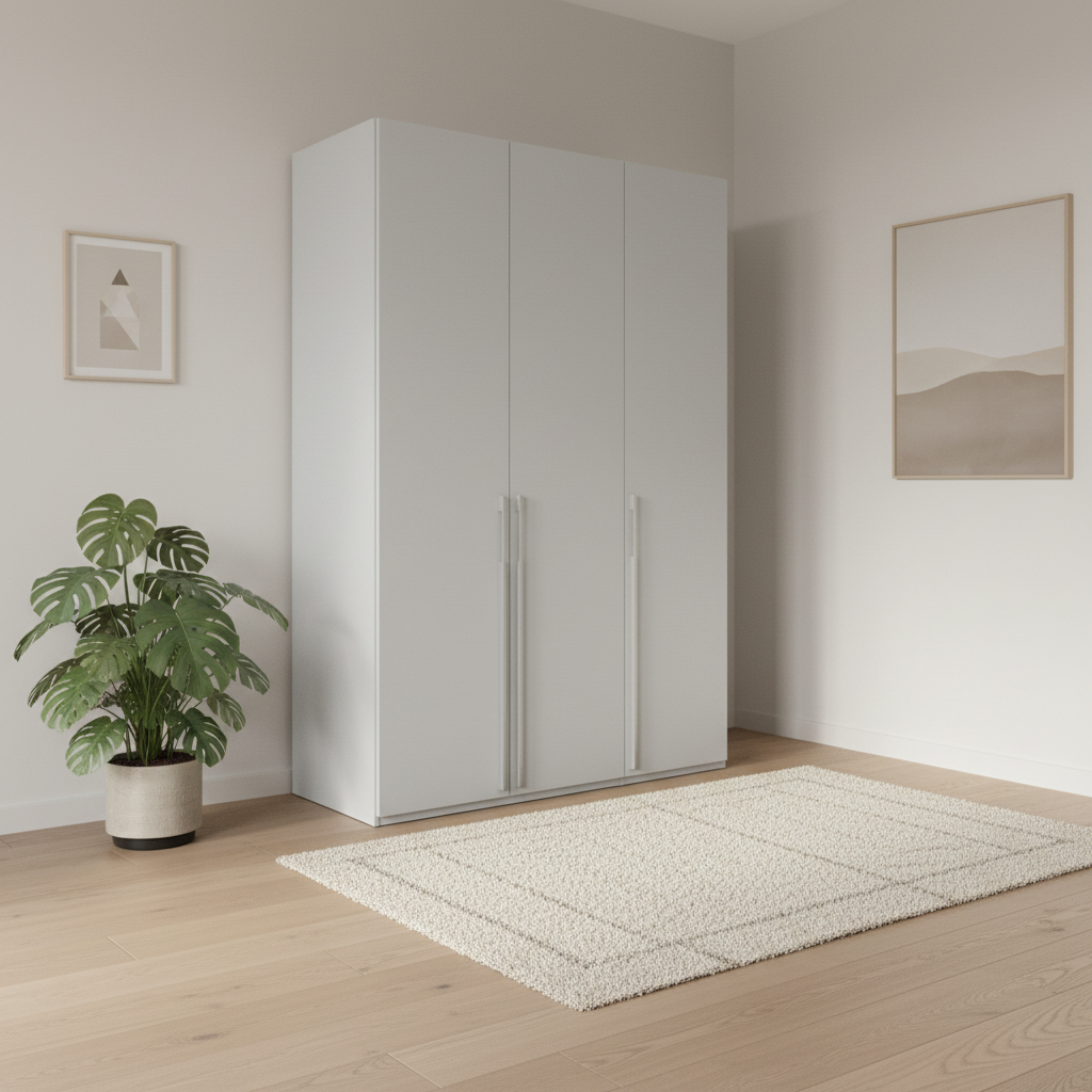 Rauch Kacey Pure 3 Door Wardrobe – 151cm