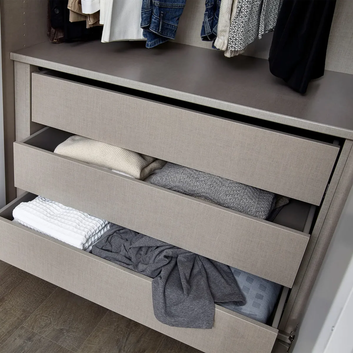 Rauch Kacey Pure Silk Grey 6 Door Large Wardrobe - Premium Interior 