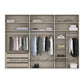 Rauch Kacey Pure Silk Grey 6 Door Large Wardrobe - Premium Interior 