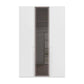 Rauch Kacey 151cm 3 door wardrobe with dark grey glass centre door Premium Quality