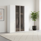 Rauch Kacey 201cm 4 Door Wardrobe 2 Transparent Glass Doors