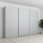 Forms Decor Silk Grey 3 Door Sliding Wardrobe