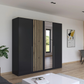 Rauch Lamela Hinged Door Wardrobe With Mirror