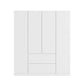 Rauch Leon Alpine White 4 Door Hinged Wardrobe with Drawers – 181cm