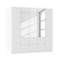 Rauch Leon Alpine White 5 Door 6 Drawer Mirrored Wardrobe – 226cm