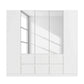 Rauch Leon Alpine White 5 Door 6 Drawer Mirrored Wardrobe – 226cm