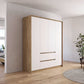 Rauch Leon Oak & White 4 Door 2 Drawer Wardrobe – 181cm