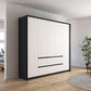 Rauch Leon Graphite & White 5 Door 6 Drawer Wardrobe – 226cm