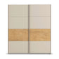 Rauch Marburg Champagne Sliding Door Wardrobe - Pendle Village Furniture