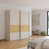 Rauch Marburg Champagne Sliding Door Wardrobe - Pendle Village Furniture