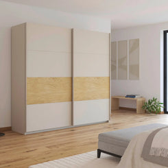 Rauch Malva 226cm Champagne Sliding Door Wardrobe Latest Collection Modern Wardrobe 