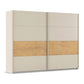Rauch Marburg Champagne Sliding Door Wardrobe - Pendle Village Furniture