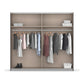 Rauch Malva 226cm Silk Grey Sliding Door Wardrobe - Interior 