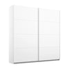 Rauch Maverick 2 Door White High Gloss Sliding Wardrobe - W181cm