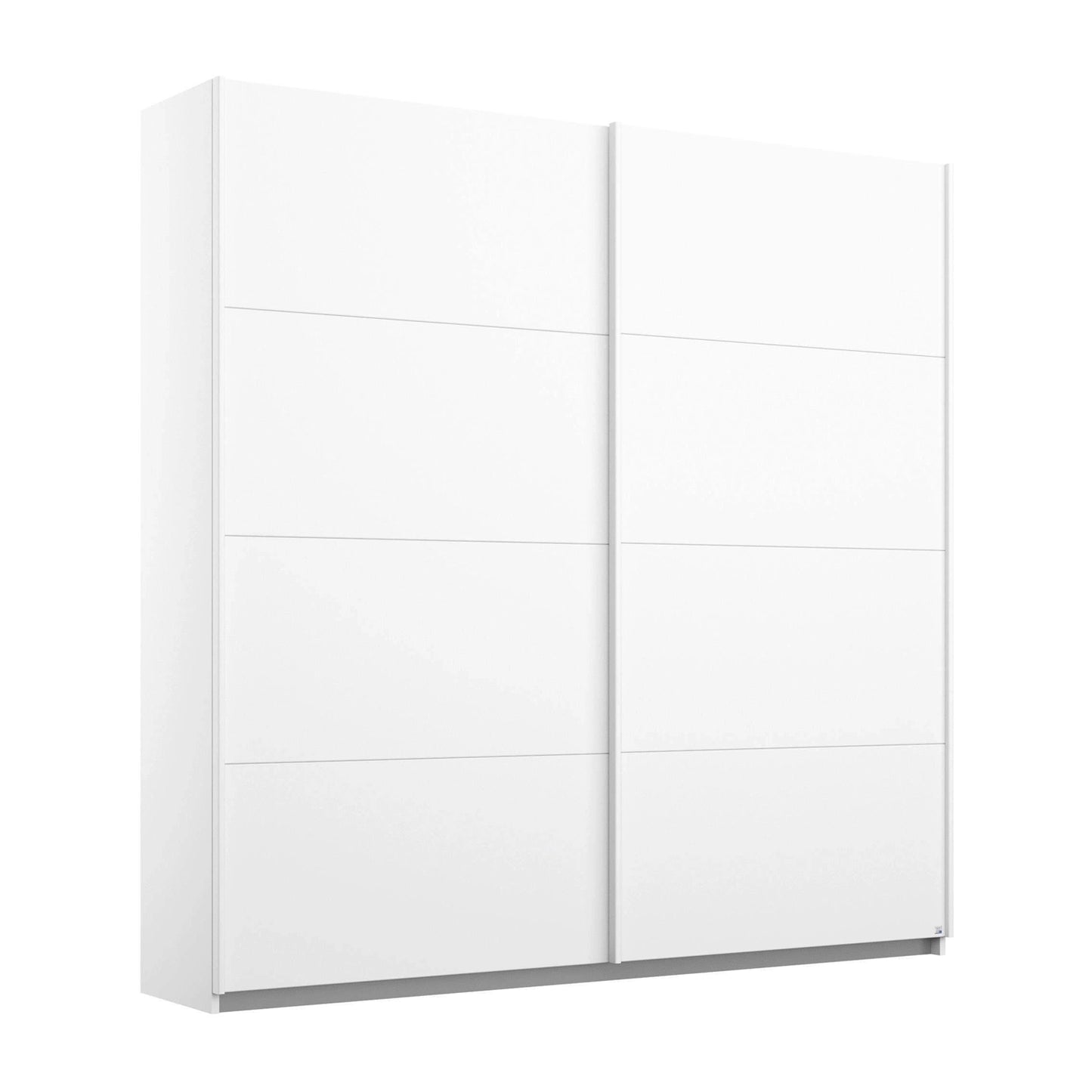 Rauch Maverick 2 Door White High Gloss Sliding Wardrobe - W181cm
