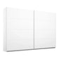 Rauch Maverick 2 Door White High Gloss Sliding Wardrobe - W271cm