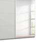 Rauch Maverick 2 Door Silk Grey Sliding Wardrobe With Mirror- W181cm - Closeup View