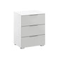 Rauch Maverick 3 Drawers Silk Grey Beside Table