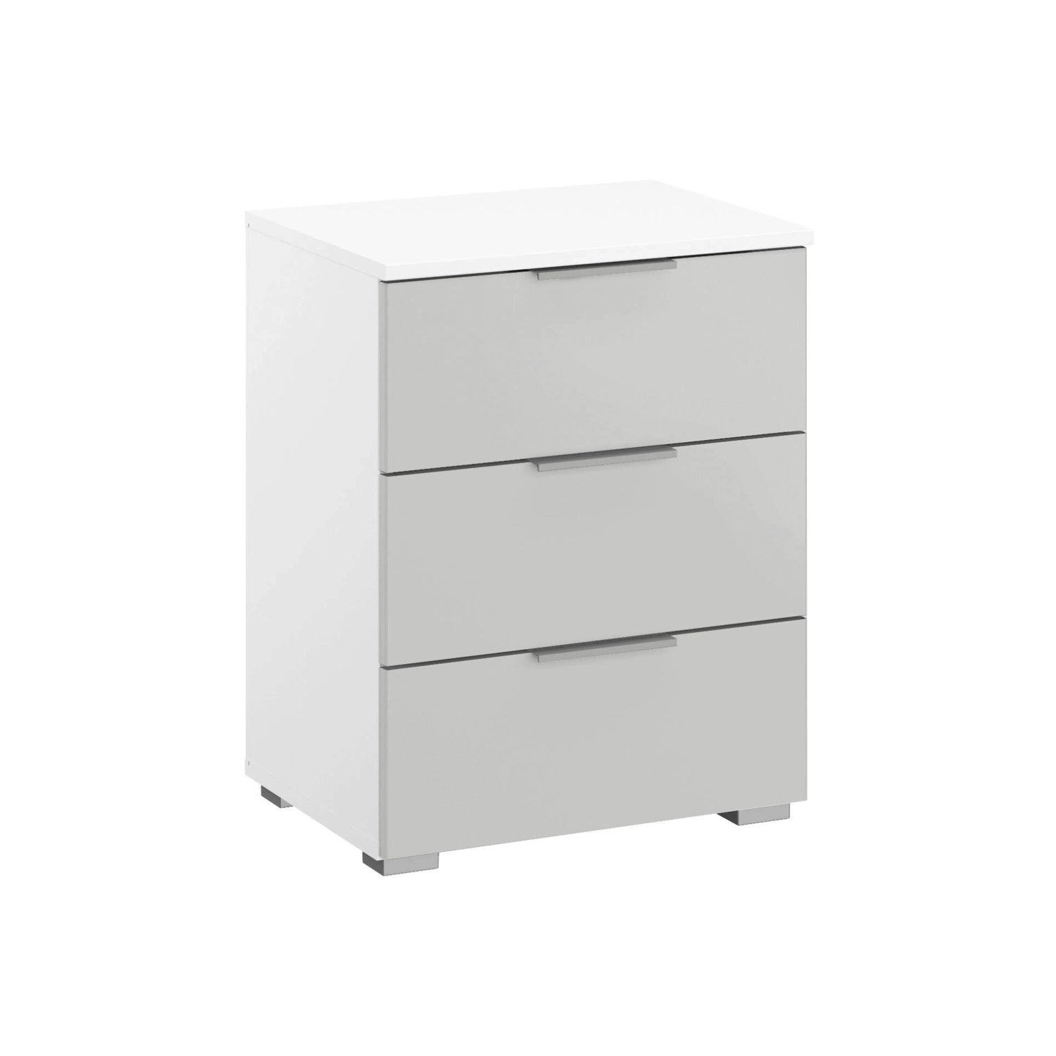 Rauch Maverick 3 Drawers Silk Grey Beside Table