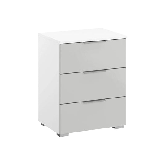 Rauch Maverick 3 Drawers Silk Grey Beside Table
