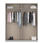 Rauch Miro 2 Door Sliding Wardrobe internal compartments lifestyle image
