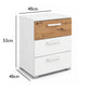 Rauch Miro 3 Drawer Bedside Table Dimensions