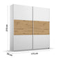 Rauch Miro 2 Door Sliding Wardrobe Dimensions