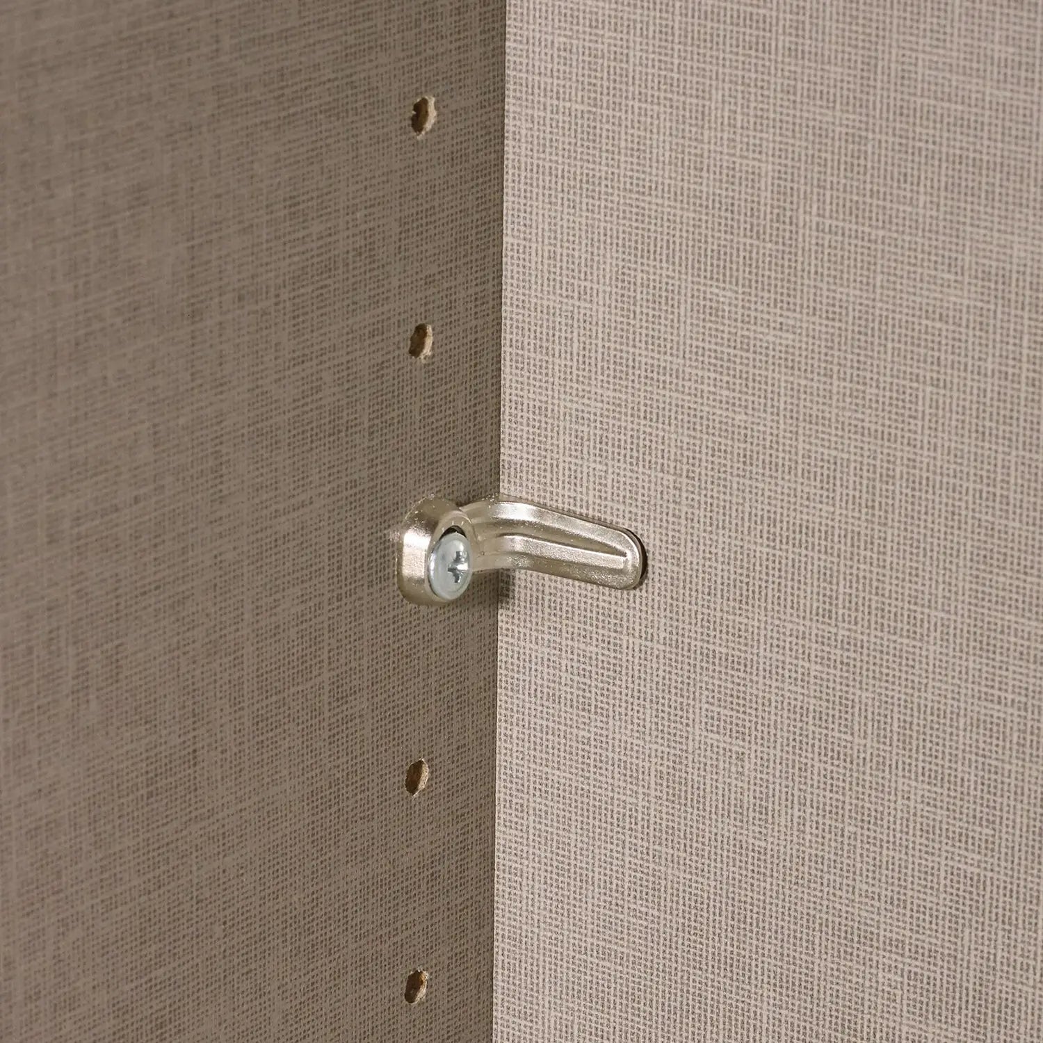 Interior Details of Supreme Duo Champagne Glass & Mirror 3 Door Sliding Door Wardrobe