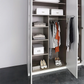 Rauch Montclar White High Gloss 6 Door Wardrobe with Drawers & Mirror - Orange Plus Interior view