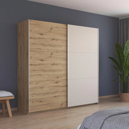Rauch Monza 2 Door Sliding Wardrobe in Oak