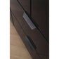 Mulheim 4 Door Basalt Glass Wardrobe with Drawers and Mirror - Pendle Village Furniture