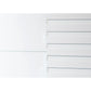 Novaro White Sliding Door Wardrobe - Closeup view