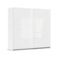 Novaro White Sliding Door Wardrobe