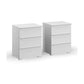 Rauch Novus 3 Drawer Beside Table in White