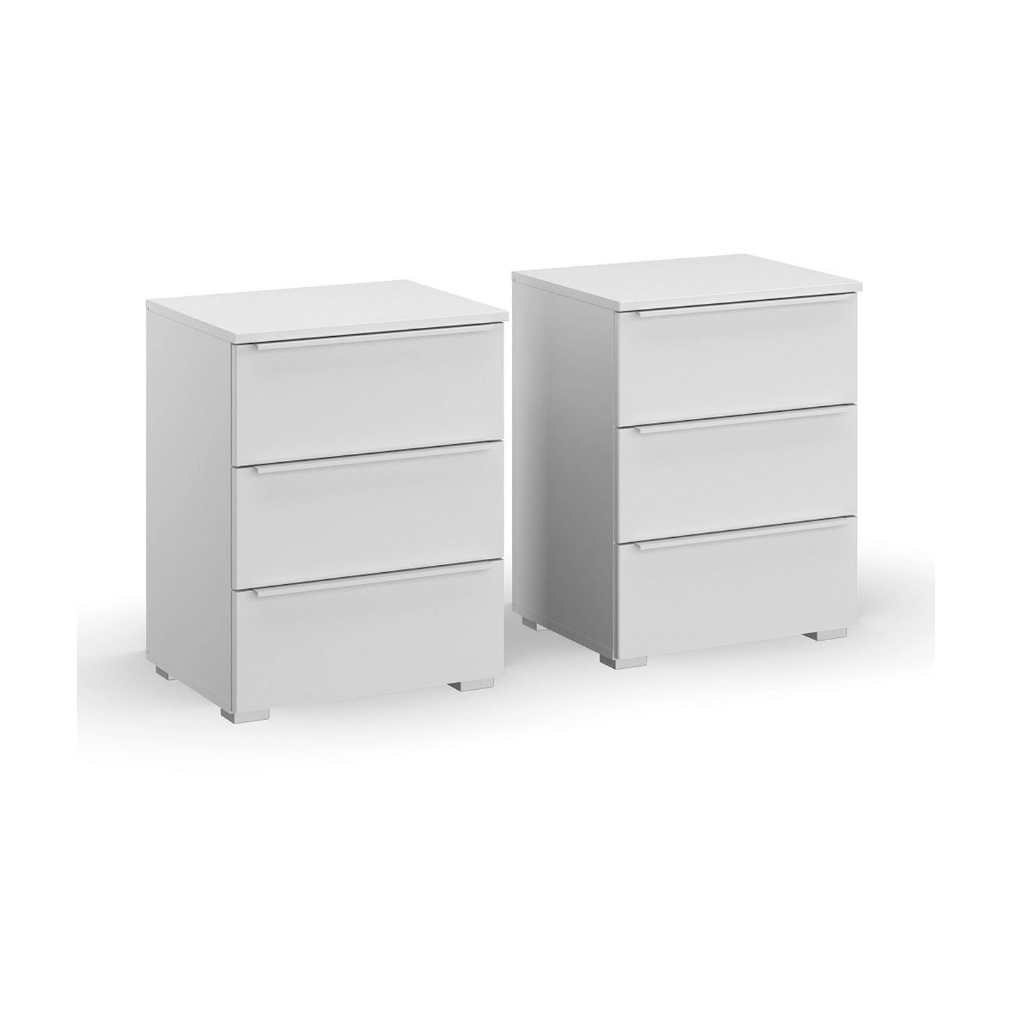 Rauch Novus 3 Drawer Beside Table in White