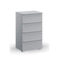 Rauch Novus 4 Drawer Narrow Chest in Silk Grey