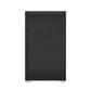 Rauch Novus 4 Drawer Narrow Chest With Glass in Graphite