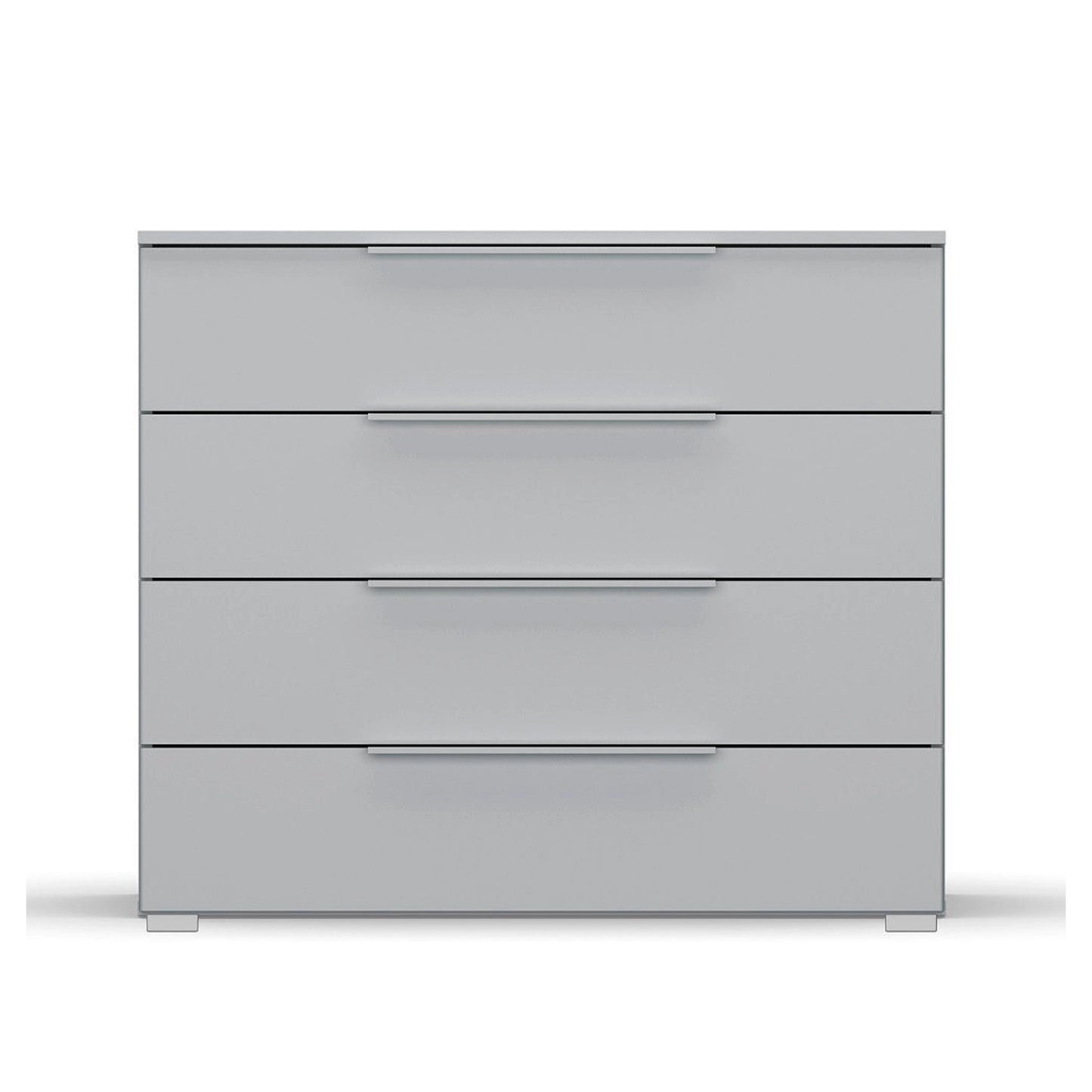 Rauch Novus 4 Drawer Wide Chest in Silk Grey - Front View