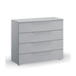 Rauch Novus 4 Drawer Wide Chest in Silk Grey