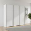 Rauch Orange Plus contido White Decor three door sliding Wardrobe 